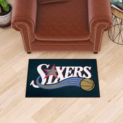 NBAV ? Philadelphia 76ers Starter Mat - Retro