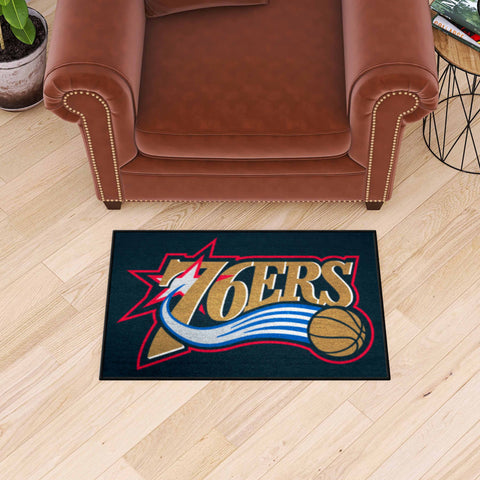NBAV ? Philadelphia 76ers Starter Mat - Retro