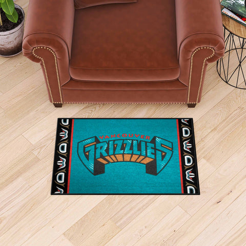 NBAV ? Vancouver Grizzlies Starter Mat - Retro