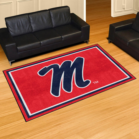 University of Mississippi - Ol 5x8 Rug