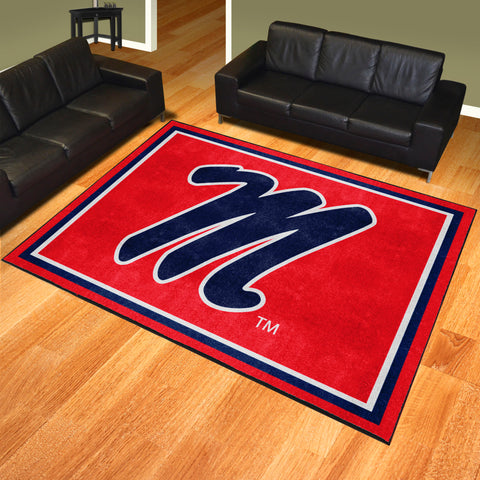 University of Mississippi - Ol 8x10 Rug