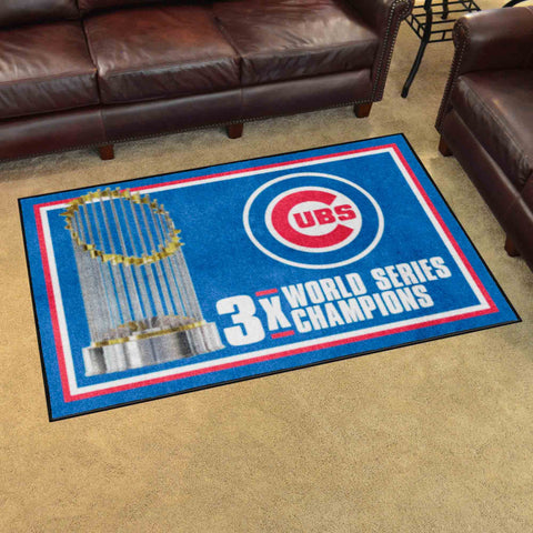 MLB - Chicago Cubs 4x6 Rug