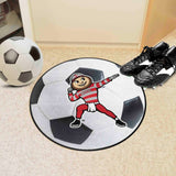 Ohio State University Soccer Ball Mat
