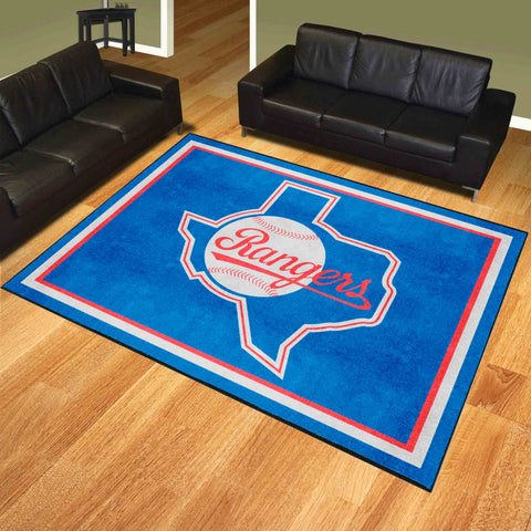 MLBCC ? Texas Rangers 8x10 Rug