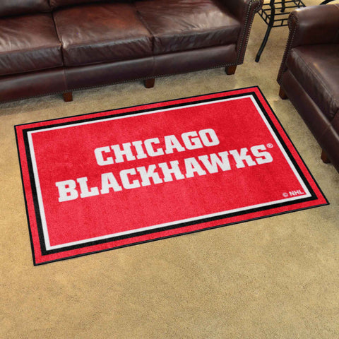 NHL - Chicago Blackhawks 4x6 Rug