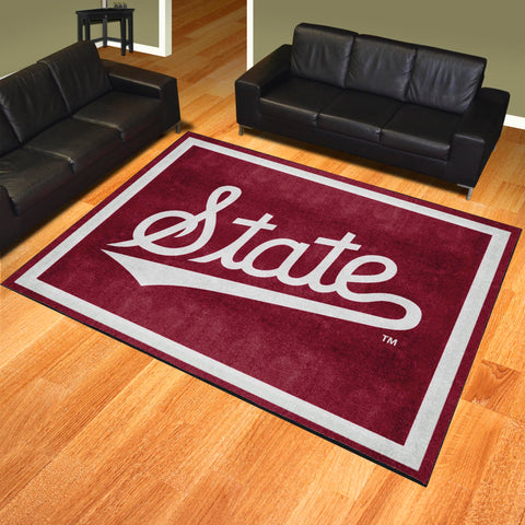 Mississippi State-8x10 Area Rug