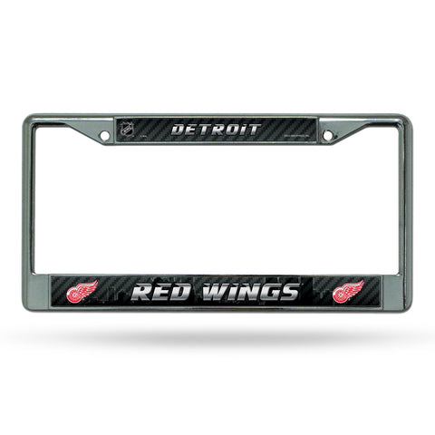 Detroit Red Wings License Plate Frame Chrome Printed Insert - Special Order