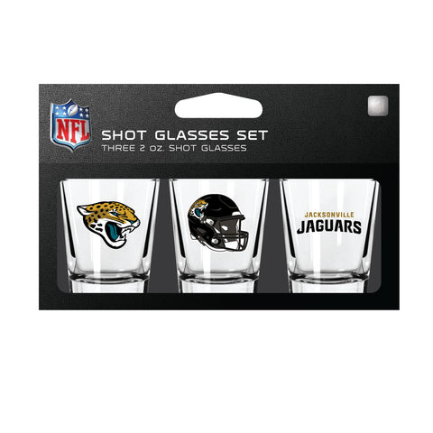 Jacksonville Jaguars Shot Glass Set 3 Pack