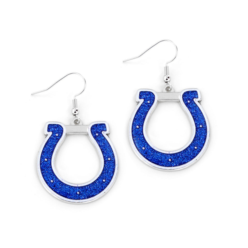 Indianapolis Colts Earrings Glitter Dazzle