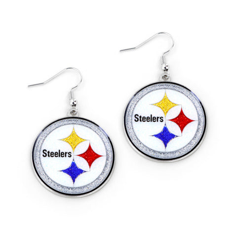 Pittsburgh Steelers Earrings Glitter Dazzle
