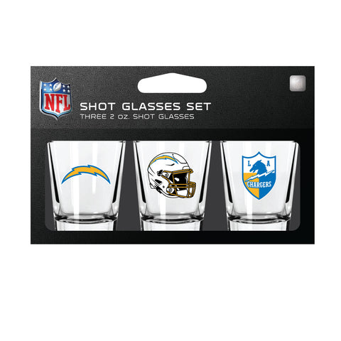 Los Angeles Chargers Shot Glass Set 3 Pack