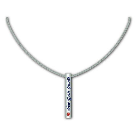New York Giants Necklace Silver Bar