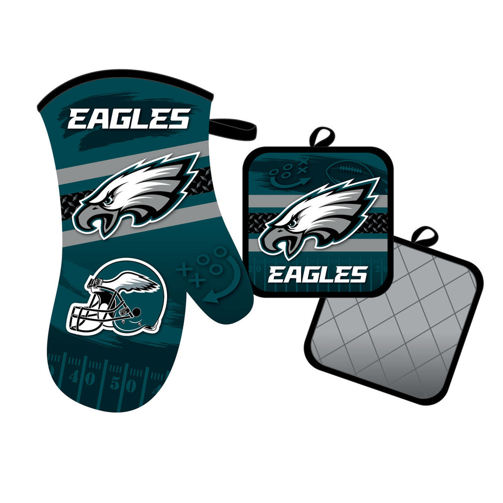 Philadelphia Eagles Oven Mitt and Pot Holder Set