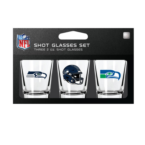 Seattle Seahawks Shot Glass Set 3 Pack