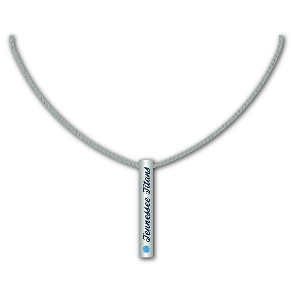 Tennessee Titans Necklace Silver Bar