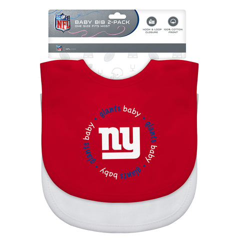 New York Giants Baby Bib 2 Pack