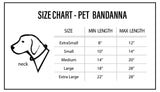 New York Rangers Pet Bandanna Size L - Special Order