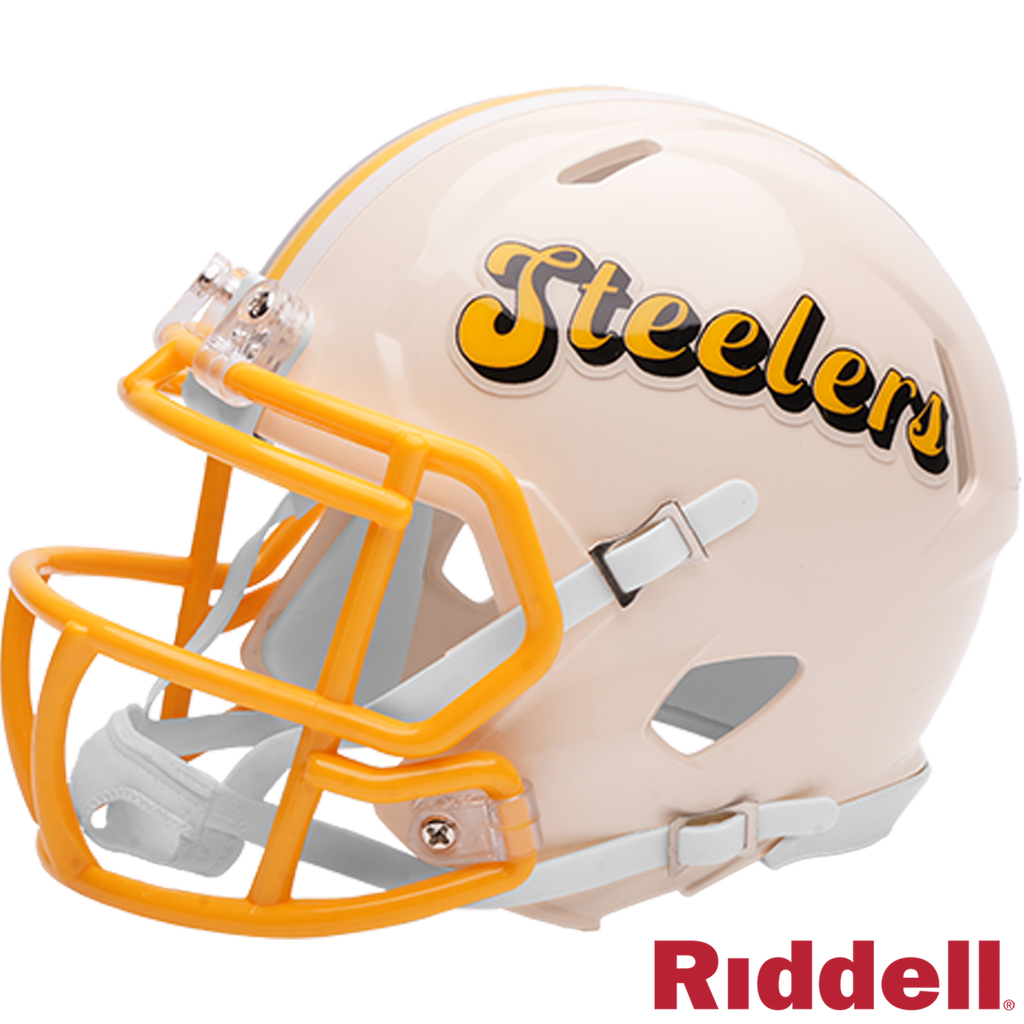 Pittsburgh Steelers Helmet Riddell Replica Mini Speed Style Retro Collection