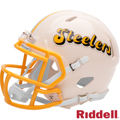 Pittsburgh Steelers Helmet Riddell Replica Mini Speed Style Retro Collection