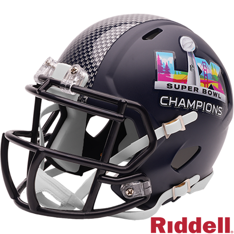 Seattle Seahawks Helmet Riddell Replica Mini Speed Style Super Bowl LX Champs