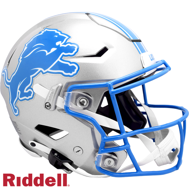 Detroit Lions Helmet Riddell Authentic Full Size SpeedFlex Style 2024