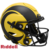 Los Angeles Rams Helmet Riddell Authentic Full Size SpeedFlex Style Rave Alternate