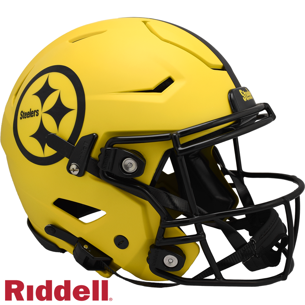 Pittsburgh Steelers Helmet Riddell Authentic Full Size SpeedFlex Style Rave Alternate