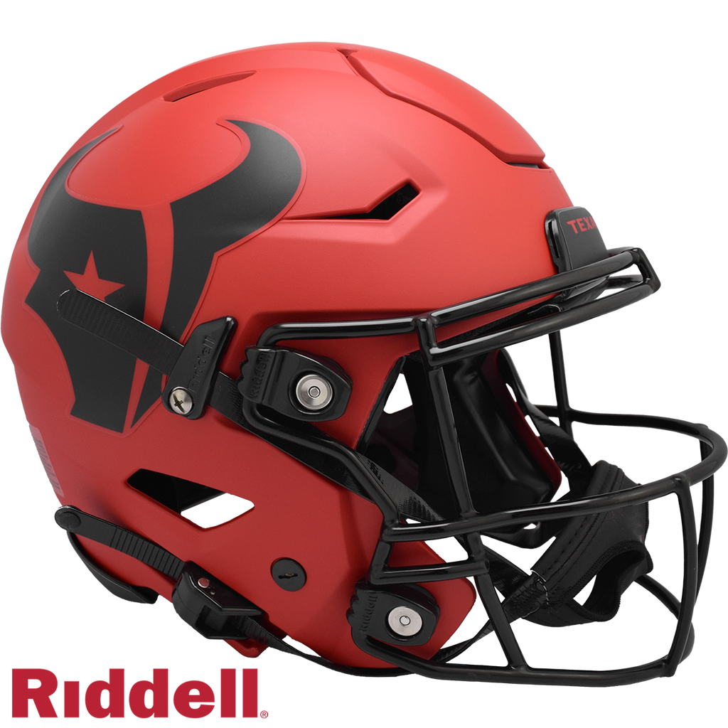 Houston Texans Helmet Riddell Authentic Full Size SpeedFlex Style Rave Alternate