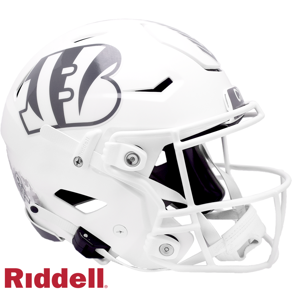 Cincinnati Bengals Helmet Riddell Authentic Full Size SpeedFlex Style Salute To Service 2024