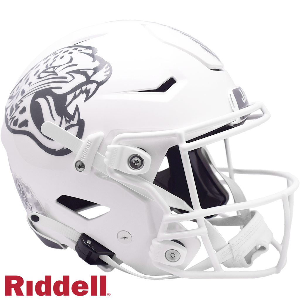Jacksonville Jaguars Helmet Riddell Authentic Full Size SpeedFlex Style Salute To Service 2024