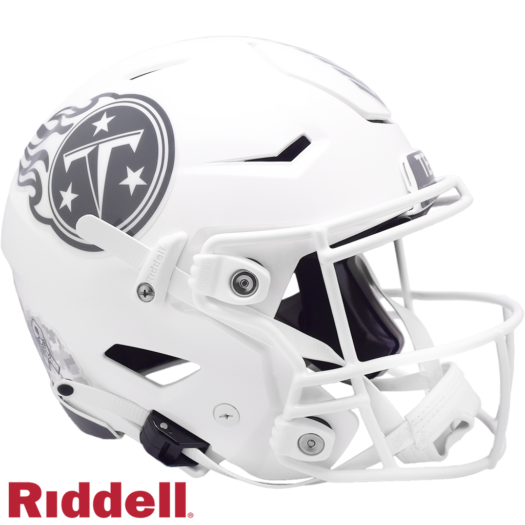 Tennessee Titans Helmet Riddell Authentic Full Size SpeedFlex Style Salute To Service 2024