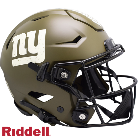 New York Giants Helmet Riddell Authentic Full Size SpeedFlex Style Salute To Service 2022