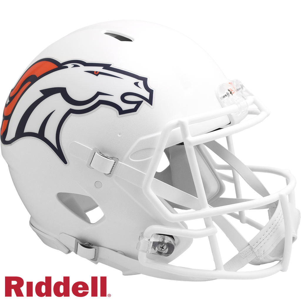 Denver Broncos Helmet Riddell Authentic Full Size Speed Style On-Field Alternate 2024