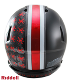 Ohio State Buckeyes Helmet Riddell Authentic Full Size Speed Style Black Alternate