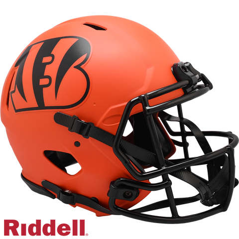 Cincinnati Bengals Helmet Riddell Authentic Full Size Speed Style Rave Alternate
