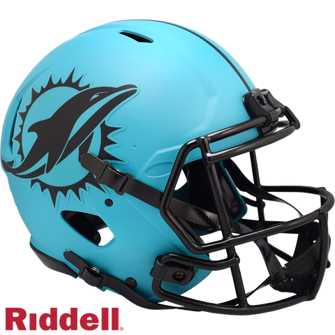 Miami Dolphins Helmet Riddell Authentic Full Size Speed Style Rave Alternate
