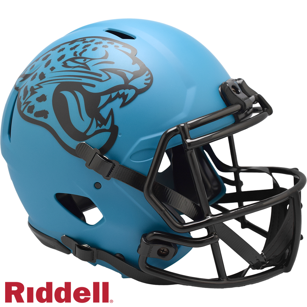 Jacksonville Jaguars Helmet Riddell Authentic Full Size Speed Style Rave Alternate