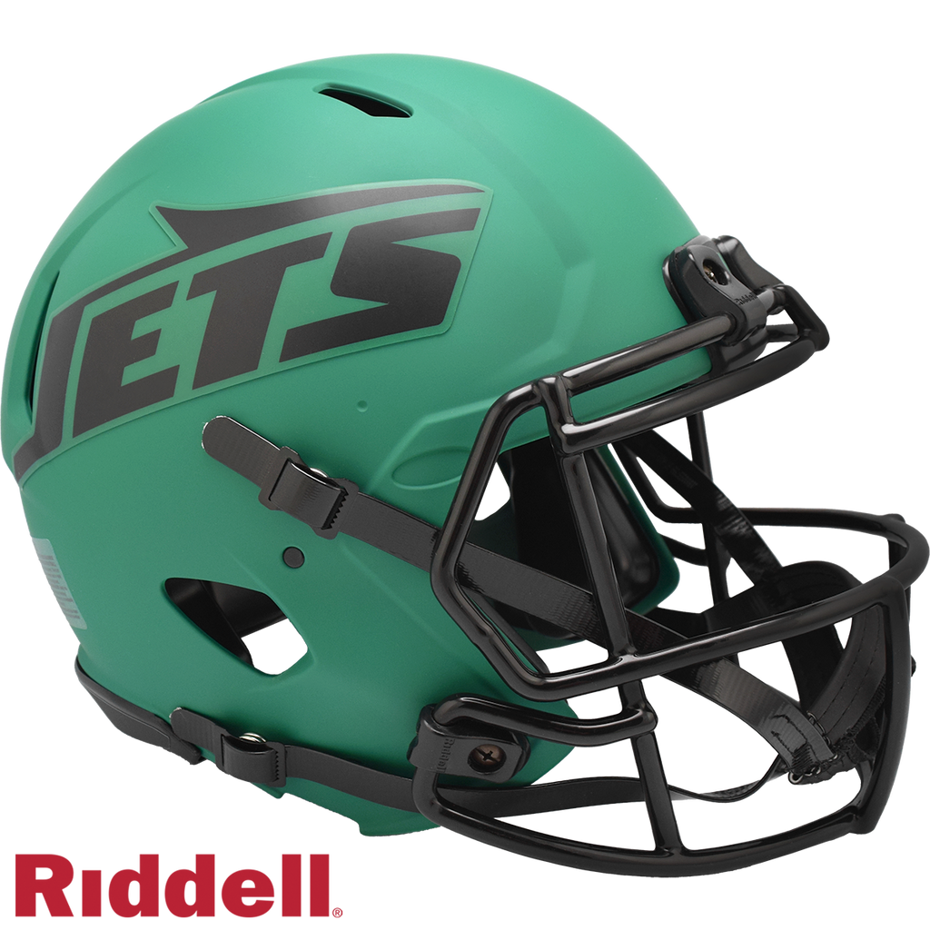 New York Jets Helmet Riddell Authentic Full Size Speed Style Rave Alternate