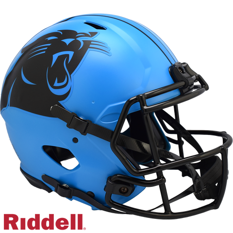 Carolina Panthers Helmet Riddell Authentic Full Size Speed Style Rave Alternate