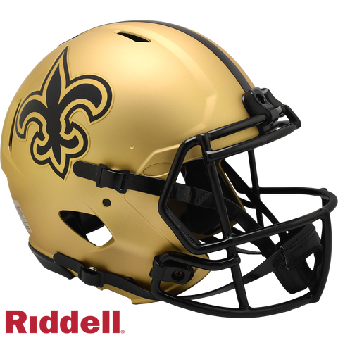 New Orleans Saints Helmet Riddell Authentic Full Size Speed Style Rave Alternate