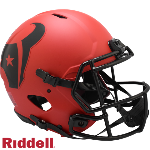 Houston Texans Helmet Riddell Authentic Full Size Speed Style Rave Alternate