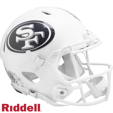 San Francisco 49ers Helmet Riddell Authentic Full Size Speed Style Salute To Service 2024