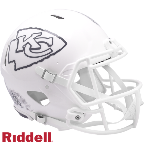 Kansas City Chiefs Helmet Riddell Authentic Full Size Speed Style Salute To Service 2024