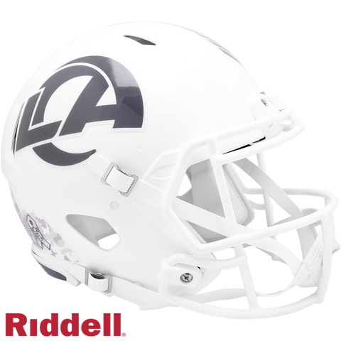 Los Angeles Rams Helmet Riddell Authentic Full Size Speed Style Salute To Service 2024