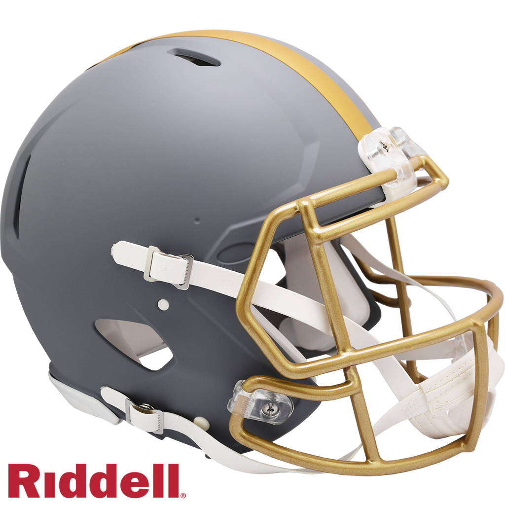 Cleveland Browns Helmet Riddell Authentic Full Size Speed Style Slate Alternate