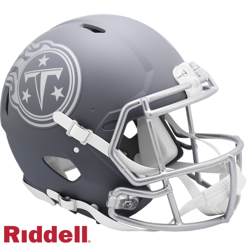 Tennessee Titans Helmet Riddell Authentic Full Size Speed Style Slate Alternate