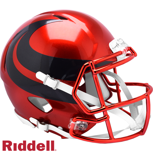 Houston Texans Helmet Riddell Authentic Full Size Speed Style On-Field Alternate 2024 #1 - Special Order