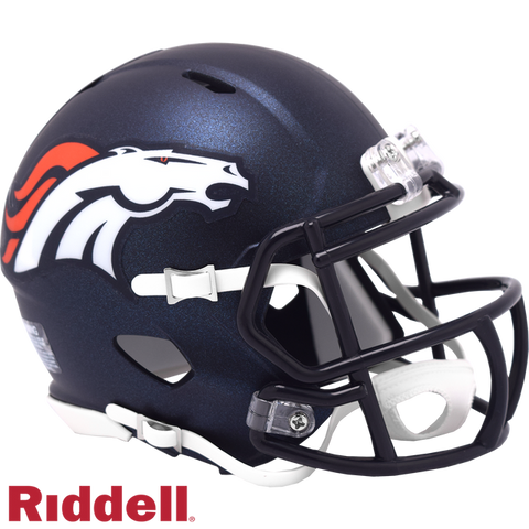 Denver Broncos Helmet Riddell Replica Mini Speed Style 2024