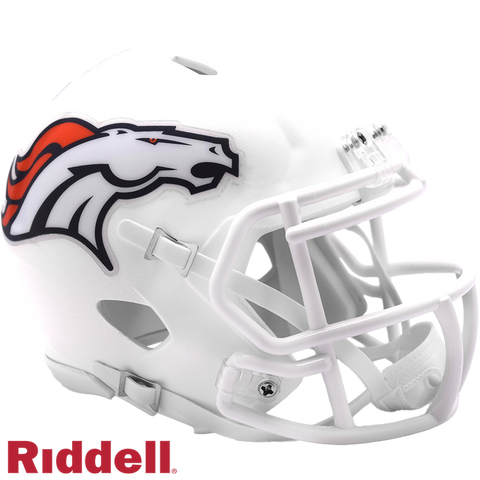 Denver Broncos Helmet Riddell Replica Mini Speed Style On-Field Alternate 2024