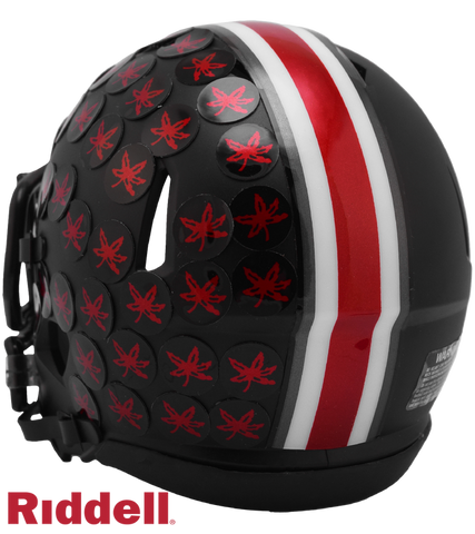Ohio State Buckeyes Helmet Riddell Replica Mini Speed Style Black Alternate